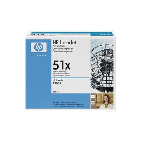 Toner Original   Hp Q7551X de color Negro