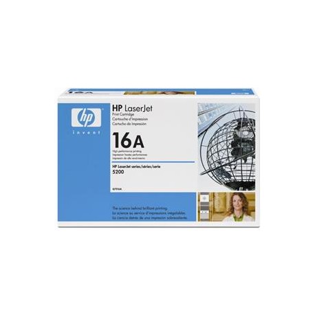 Toner Original   HP Q7516A de color Negro