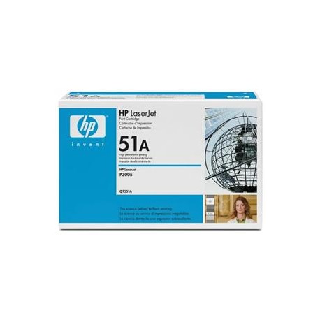 Toner Original   HP Q7551A  de color Negro