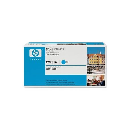 Toner Original  HP C9731A de color CYAN