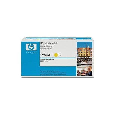 Toner Original  HP C9732A de color Amarillo