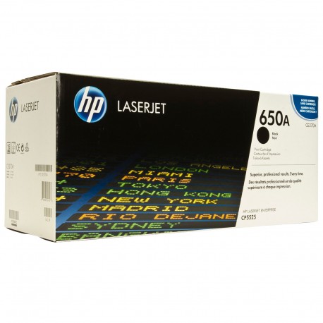 Toner Original  HP CE270A color Negro