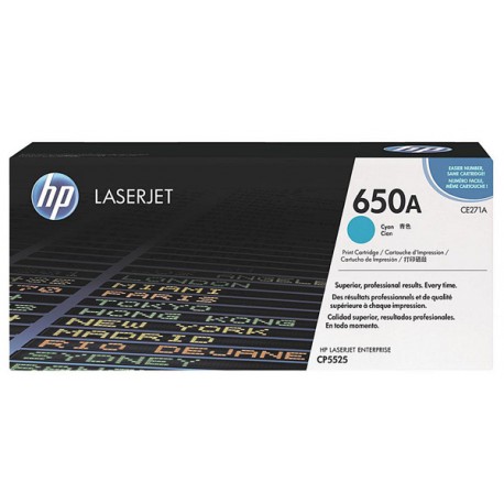 Toner Original  HP CE271A de color CYAN