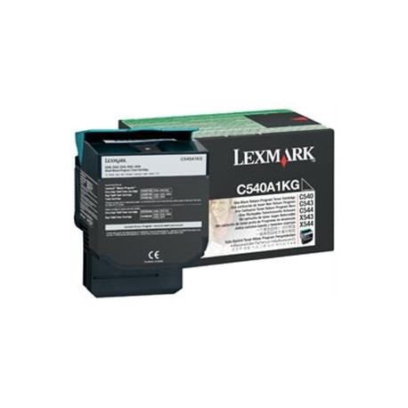 Toner Original Lexmark 540H2K de color Negro