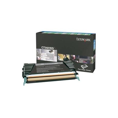 Toner Original Lexmark C734ABK  de color Negro