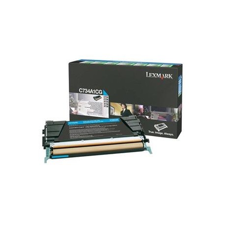 Toner Original Lexmark C734AC de color CYAN