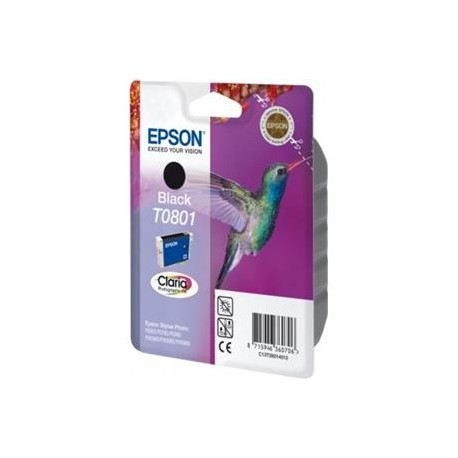 Cartucho Tinta Original Epson T0801 Negro