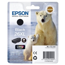 Cartucho Tinta Original Epson 26XL Negro