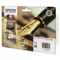 Cartucho Tinta Original Epson  16XL pack 4