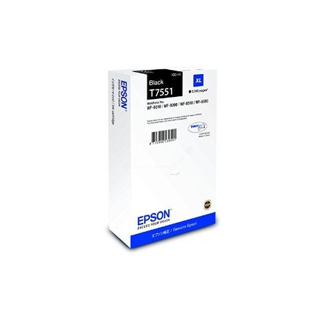 Cartucho Tinta Original Epson T7551 Negro