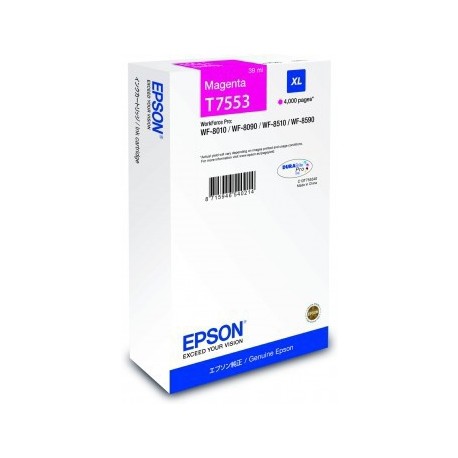 Cartucho Tinta Original Epson T7553  Magenta