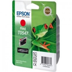 Cartucho tinta original Epson T0547 rojo