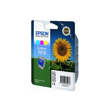 Cartucho tinta original Epson T018 COLOR