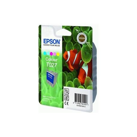 Cartucho tinta original Epson T027 COLOR